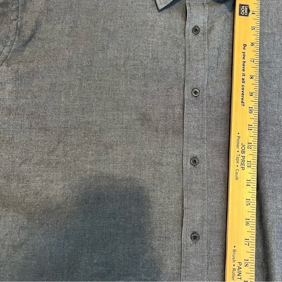 Untuckit Button Down mens XXXLC Blue Cotton Long Sleeve - Picture 4 of 10